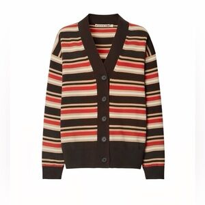 Marni x Uniqlo Striped Wool Blend Cardigan Size M